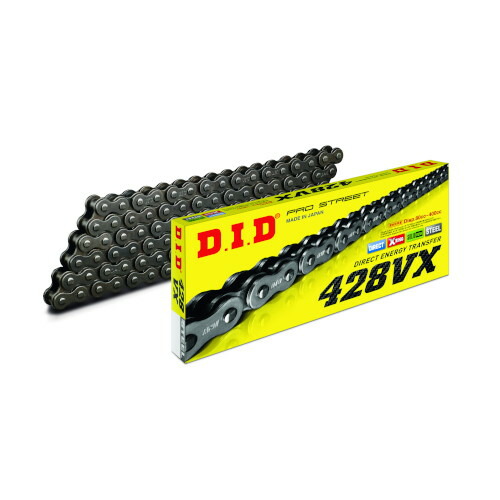 DID(大同工業) VXシリーズチェーン 428VX-160L ZJ(カシメ) スチール DID428VX-160ZJ バイク