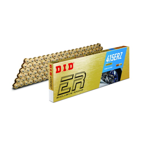 DID(大同工業) レース用チェーン ERシリーズ 415ERZ-80L ZJ(カシメ) ゴールド DID415ERZ-80ZJ G&G バイク