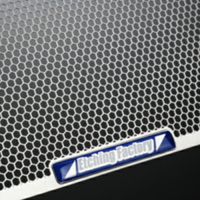 ETCHING FACTORY(エッチングファクトリー) バイク ラジエーターコアガード Monster S4用 ラジエターガード エンブレムカラー