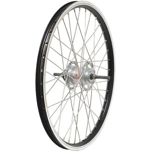 GRK 後ホイール 20インチ 内装3S ローラーブレーキ用 アルミ ブラック RW-3S20AL-R 自転車