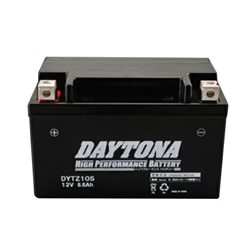 DAYTONA ハイパフォーマンスバッテリー DYTZ10S MFタイプ 92884 バイク 密閉型MFバッテリー