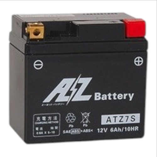 AZバッテリ－ ATZ7S (液入充電済) バイク 密閉型MFバッテリー