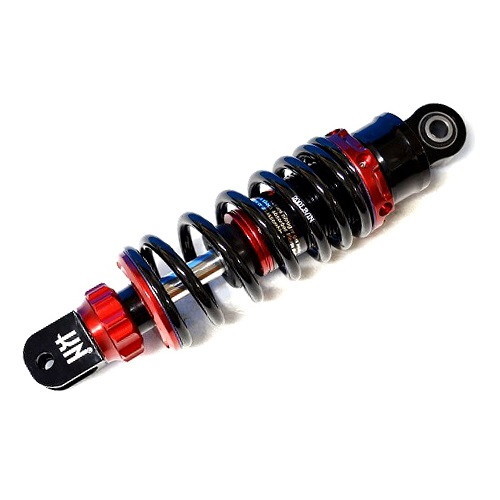 KN企画 スーパーショック2 減衰調整付 レッド 230mm SU11-KN2-RD バイク リアショック・リアサスペンション|パーツダイレクト店