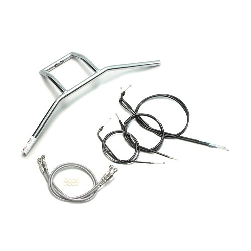HURRICANE 240Z型 ハンドルセット クロームメッキ H005-103C バイク ハンドルバー