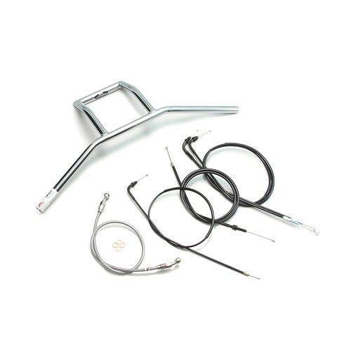 HURRICANE 240Z型 ハンドルセット クロームメッキ H012-103C バイク ハンドルバー