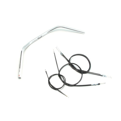 HURRICANE 80クラシック ハンドルセット クロームメッキ H018-079C バイク ハンドルバー|パーツダイレクト店