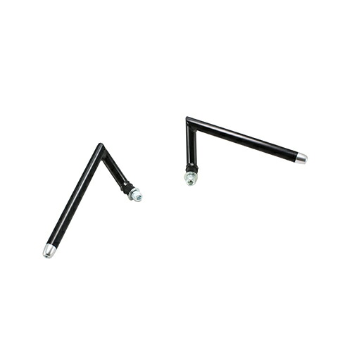 HURRICANE セパハン用 ハンドルバー左右セット ブラック HS0047B バイク