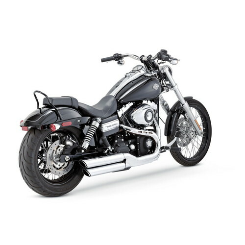 VANCE&HINES 16845 ツインスラッシュ 3インチ スリップオン クローム 1801-0406 バイク スリップオンマフラー・サイレンサー