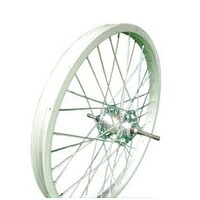 シキシマ 後輪 20×1.75 内装3段ローラー 191.8mm アルミリム 自転車 ホイール