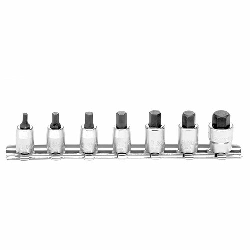 ko-ken RS2010M/7-L25 1/4(6.35mm)SQ. ヘックスビットソケットレールセット 全長25mm 7ヶ組