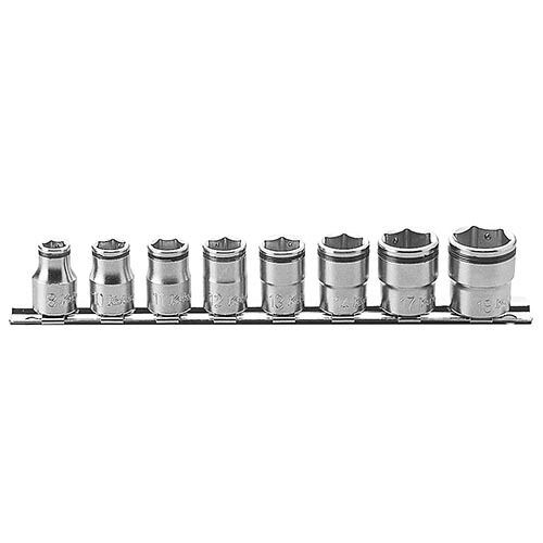 ko-ken RS3450M/8 3/8(9.5mm)SQ. ナットグリップソケットレールセット 8ヶ組 ハンドツール用ソケット・ビット