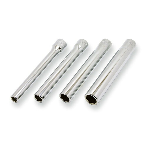 ko-ken 3300M/4-L120 3/8(9.5mm)SQ. 6角エクストラディープソケットセット 全長120mm 4ヶ組 ハンドツール用ソケット・ビット