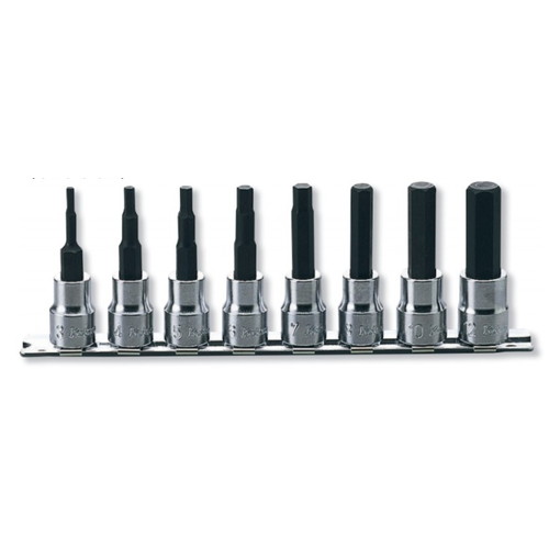 ko-ken RS3010M/8-L62 3/8(9.5mm)SQ. ヘックスビットソケットレールセット 全長62mm 8ヶ組
