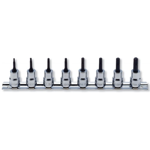 ko-ken RS3025/8-L50 3/8(9.5mm)SQ. トルクスビットソケットレールセット 8ヶ組