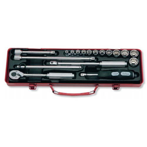 ko-ken 3200A 3/8(9.5mm)SQ. ソケットセット 18ヶ組 ハンドツール用ソケット・ビット