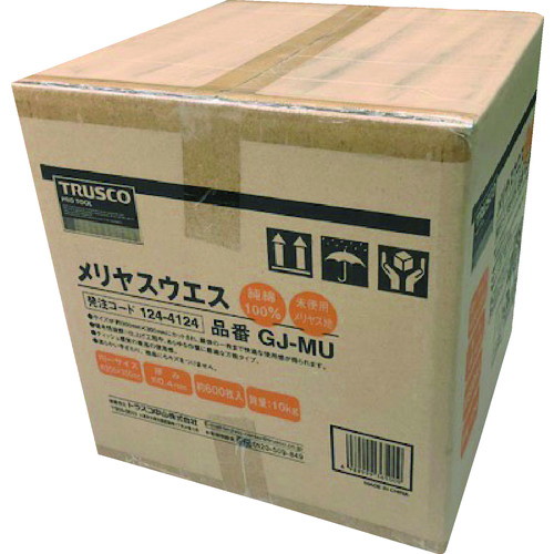 TRUSCO メリヤスウエス 柔軟タイプ(10kg入) GJMU 洗車｜パーツダイレクト店
