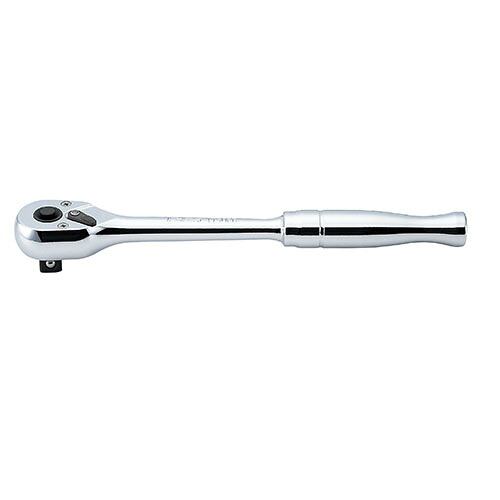 ko-ken 4750PB 1/2(12.7mm)SQ. プッシュボタン式ラチェットハンドル(ポリッシュグリップ) 全長250mm ラチェットハンドル・ヘッド