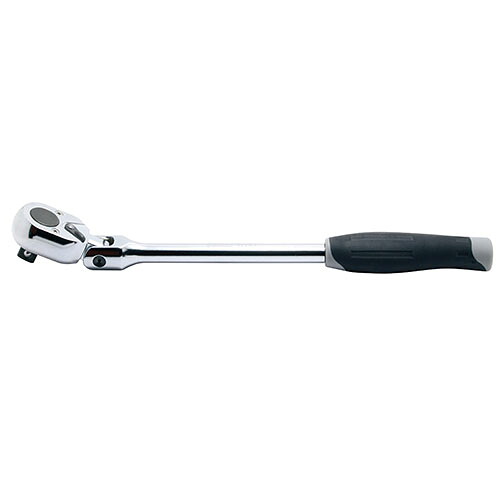 ko-ken 4774J 1/2(12.7mm)SQ. 首振りラチェットハンドル(樹脂グリップ) 全長330mm ラチェットハンドル・ヘッド