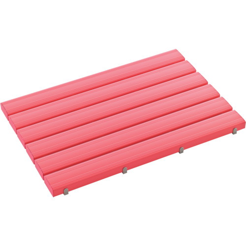 テラモト 抗菌安全スノコ(完成品)600×1200mm ピンク MR0933435 清掃用品