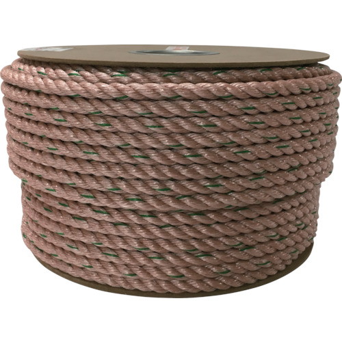 ユタカメイク PPロープドラム巻 12mm×100m PRP6 物流 梱包 倉庫