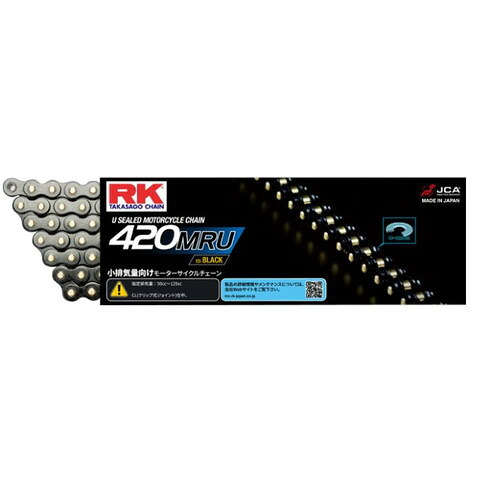 RK Japan MRUシリーズ SV420MRU-100F Uリング シルバー バイク チェーン｜パーツダイレクト店