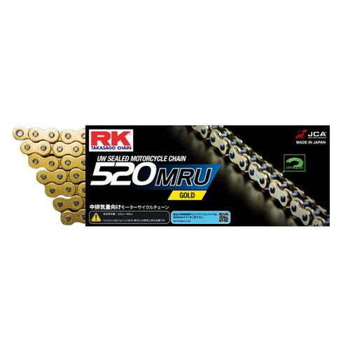 RK Japan(アールケー・ジャパン) MRUシリーズ GC520MRU-100F UWリング ゴールド バイク チェーン
