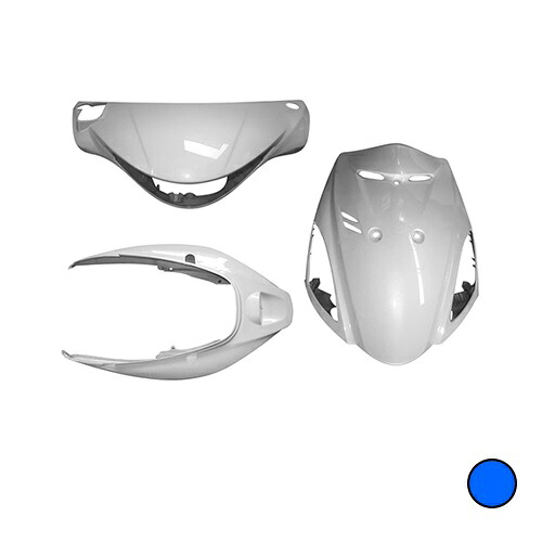 PFP(ピーエフピー) 外装3点セット アドレスV125S(CF4MA) キャンディカプリブルー(YRG) スポイラー別 バイク 外装セット｜パーツダイレクト店