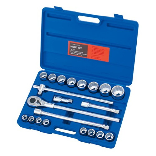 PA-MAN(パーマン) ソケット レンチ セット 差込角 19mm 四角 DIY 工具 ラチェットハンドル T型スライドハンドル エキステンションバー|パーツダイレクト店