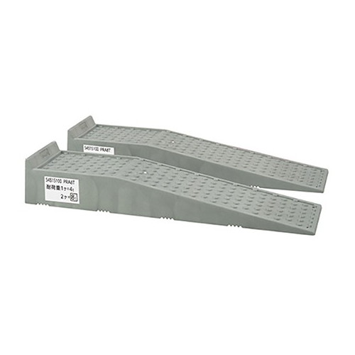PA-MAN(パーマン) スロープ台 樹脂製 8トン 2個セット 高さ130mm カースロープ タイヤスロープ 段差 トラック 自動車 バイク