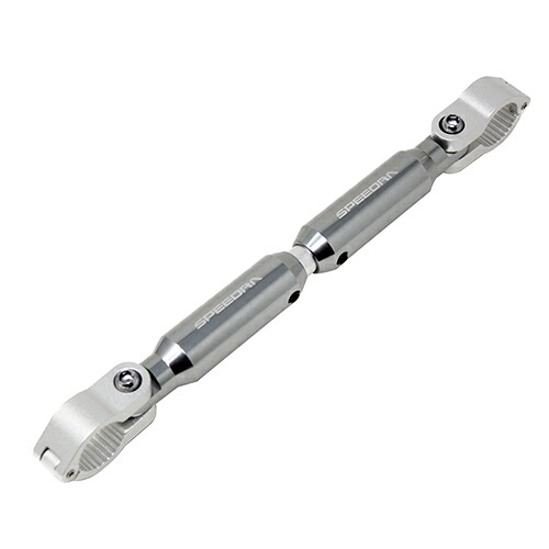 SPEEDRA アジャスタブルハンドルブレース 225mm-330mm シルバー/チタン AHB0101TM バイク