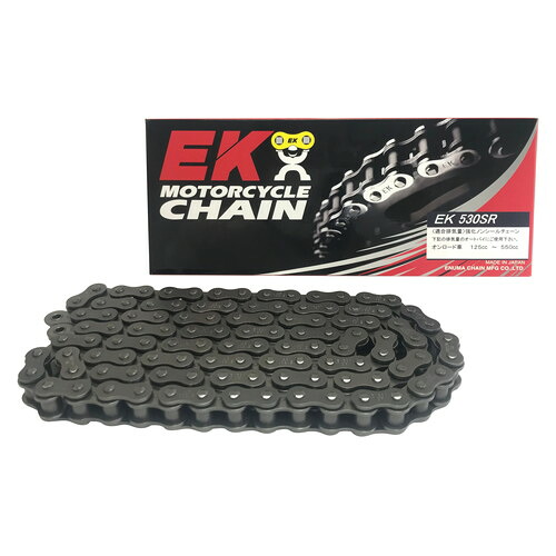 EKチェーン(江沼チェーン) SRシリーズ 530SR-124L スチール SPJ(クリップジョイント) 530SR-124L-SPJ バイク チェーン
