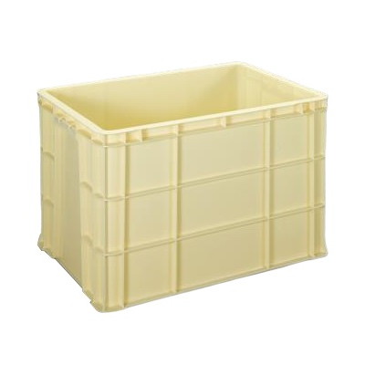 ESCO(エスコ) コンテナ 111.5L 656&times;456&times;470mm クリーム EA506AF-52｜パーツダイレクト店 14,761円