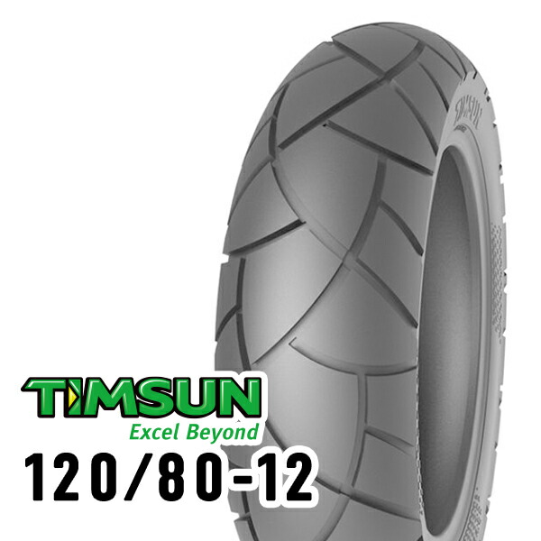 楽天市場】TIMSUN(ティムソン) TS636 120/80-12 65J TL フロント
