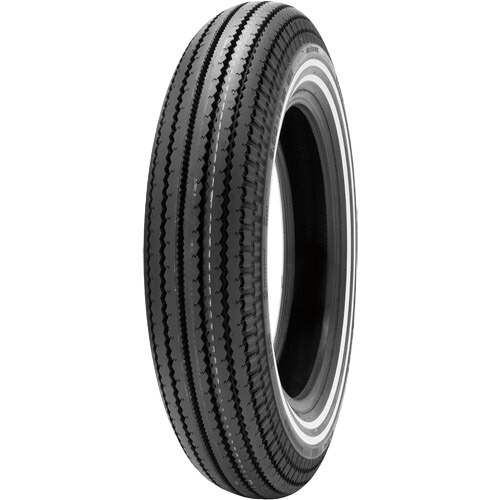 SHINKO(シンコー) E270 5.00-16 72H TT フロント/リア ホワイト2ライン バイク タイヤ オンロードバイアス