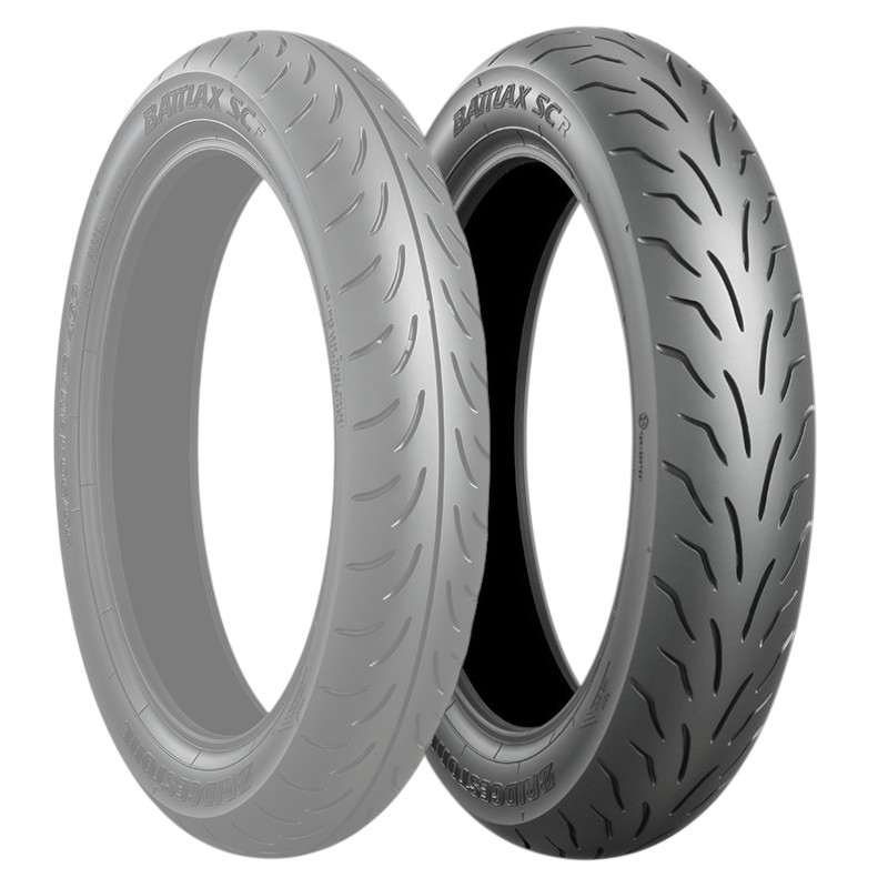 BRIDGESTONE BATTLAX SC 120/70-12 51L TL リア SCS60015 バイク スクーター・ビジネス・ミニバイク
