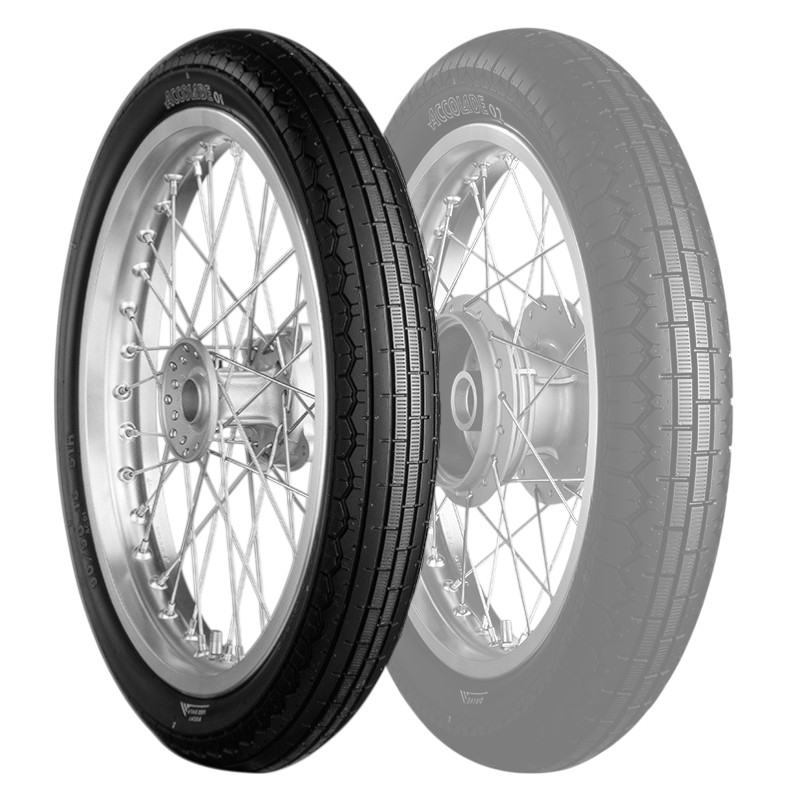 BRIDGESTONE ACCOLADE AC01 3.50H19 57H W フロント MCS06409 バイク オンロードバイアス｜パーツダイレクト店