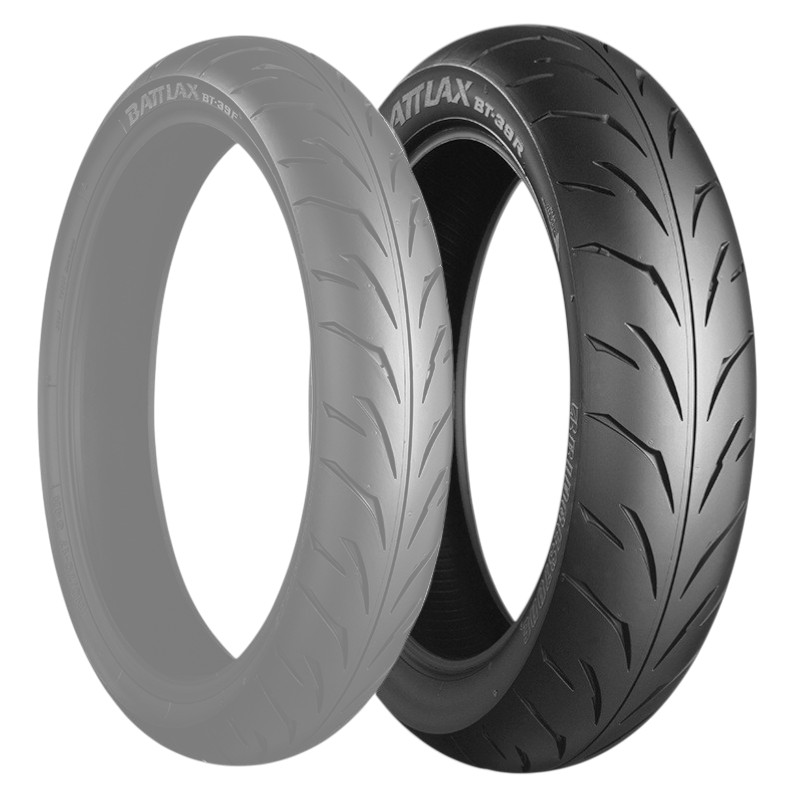 BRIDGESTONE BATTLAX BT-39 120/80-17 61H TL リア MCS07664 バイク オンロードバイアス|パーツダイレクト店