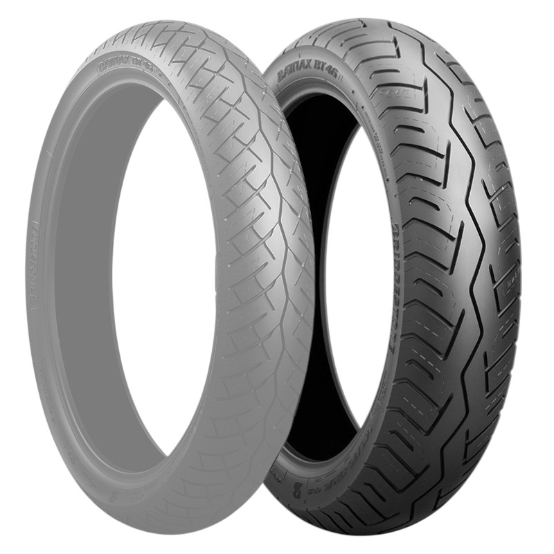 BRIDGESTONE BATTLAX BT46(Vレンジ) 130/90-16 67V TL リア MCS01499 バイク オンロードバイアス|パーツダイレクト店