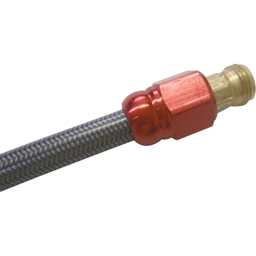 アルキャンハンズ ヴィーナスラインブラックメッシュホース アルミレッド1250mm MB1250A バイク ブレーキホース 4,453円