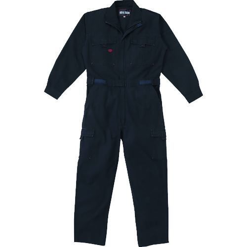 AUTO-BI(オートバイ) つなぎ服 ネイビーブルー M 作業 安全 保安