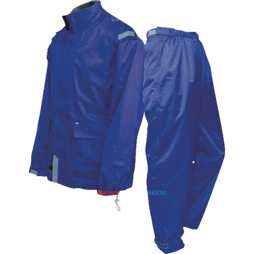 TOHKEMI レインスーツ 新・AMAYADORI ブルー3L バイク 雨具・レインウェア