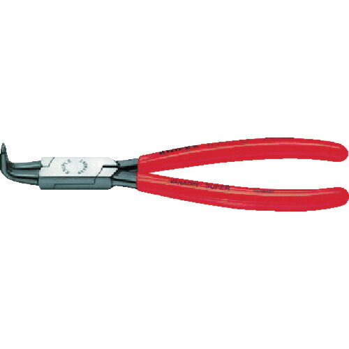 KNIPEX(クニペックス) 4621-A41 軸用スナップリングプライヤー 曲