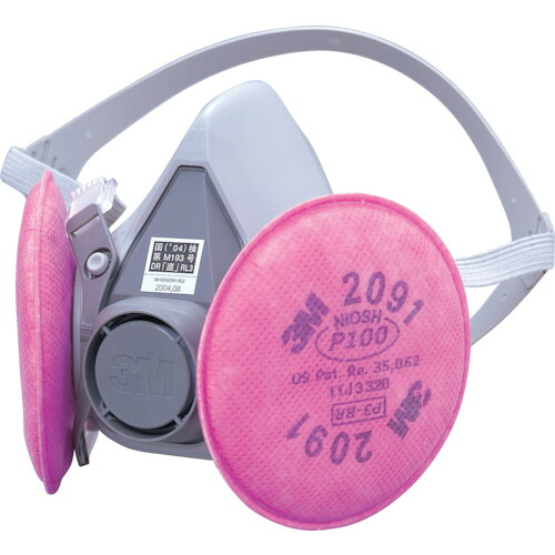 3M 取替式防じんマスク 6000/2091-RL3 Mサイズ 衛生用品