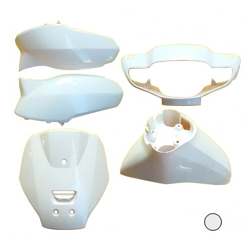 PFP(ピーエフピー) 外装5点セット TACT(AF75/AF79) フォースシルバーメタリック(NH-411M) バイク 外装セット