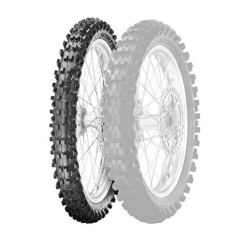 PIRELLI(ピレリ) SCORPION MX32 MID SOFT 70/100-19 42M NHS WT フロント 3252600 バイク タイヤ オンロードバイアス