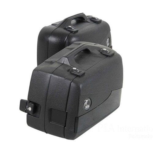 HEPCO&BECKER Junior FLASH サイドケース ブラック 左右セット 右40/左30 610-238-0011 バイク|パーツダイレクト店