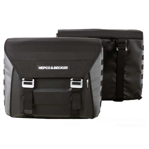 HEPCO&BECKER ソフトサイドケース X Travel Basic 右側のみ 640-631-0001R バイク サイドバッグ