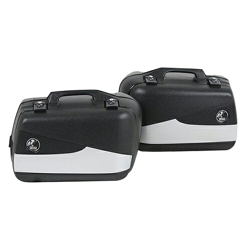HEPCO&BECKER Junior FLASH サイドケース シルバー 左右セット 右40/左40 610-236-0009 バイク｜パーツダイレクト店