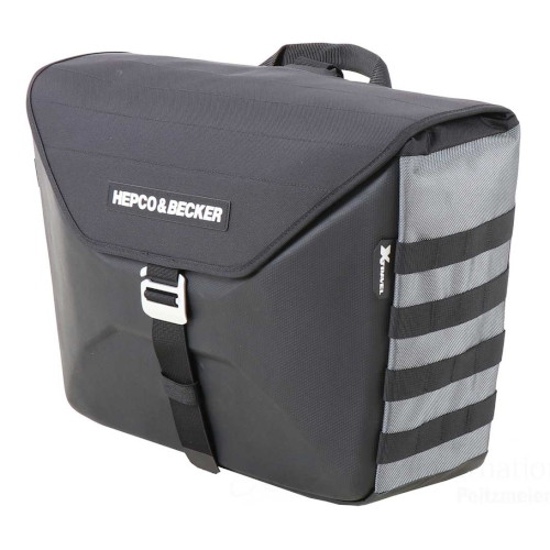 HEPCO&BECKER サイドソフトケース X Travel 片側 640-633-0001 バイク サイドバッグ