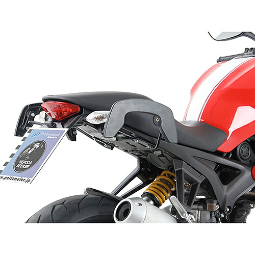 HEPCO&BECKER サイドソフトケースホルダー C-Bow 630-7502-0001 バイク フィッティングキット・ステー・ベース